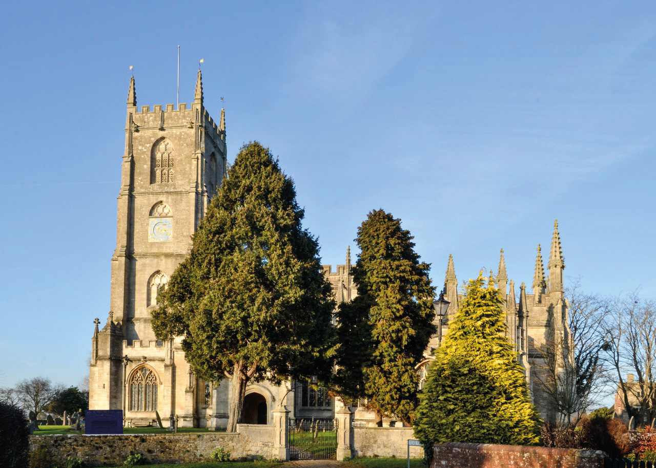 In English Country Gardens The magnificient St Marys Church
